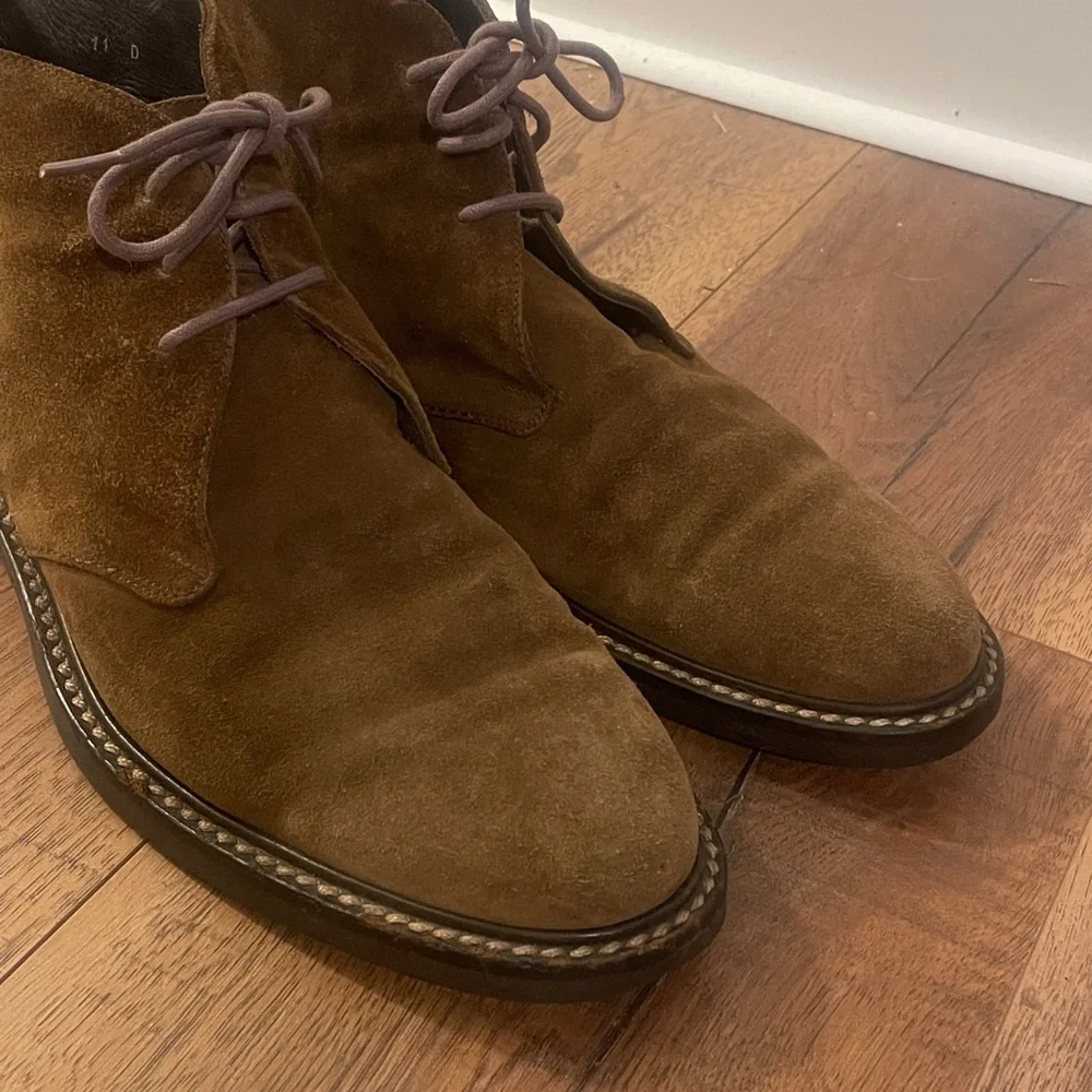 Banana Republic Men's Brown Suede Desert Chukka Boots Size 11